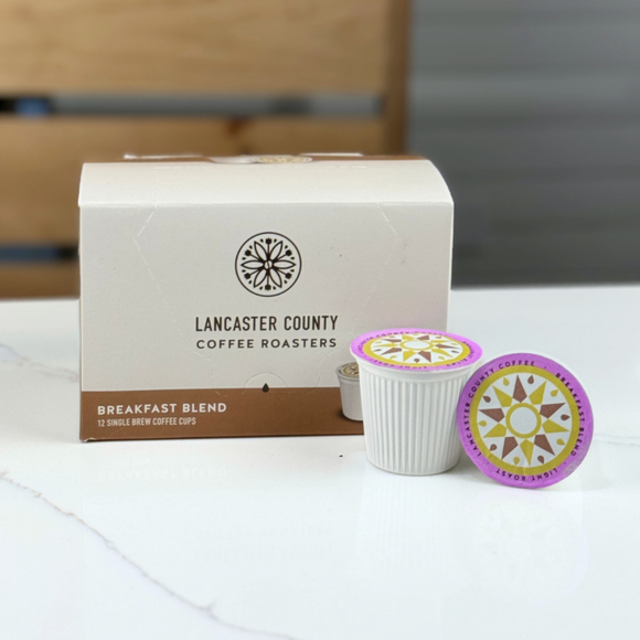 Breakfast Blend Full and Balanced Coffee KCups - Lancaster County Coffee