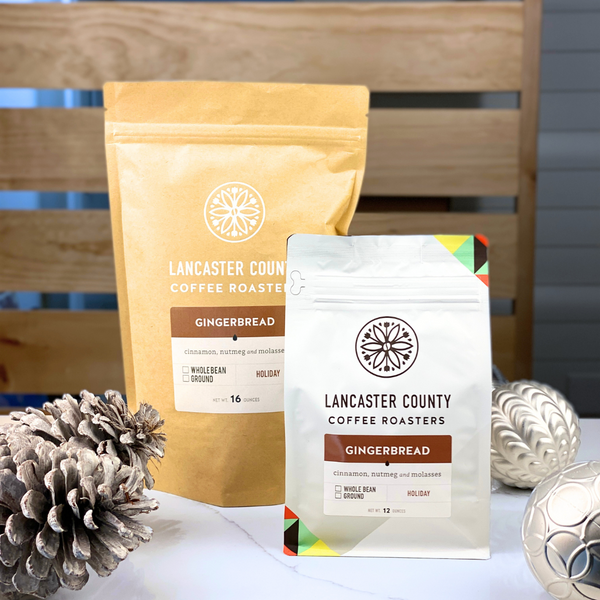 Gingerbread-Christmas Coffee Bag - Cinnamon, Nutmeg, and Molasses - Lancaster County Coffee