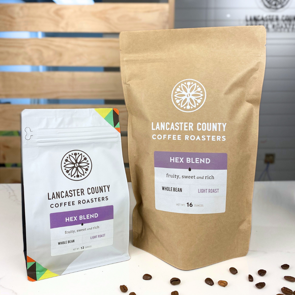 Hex Blend Beans - Fruity, Sweet, and Rich Flavored Amish Coffee - Lancaster County 