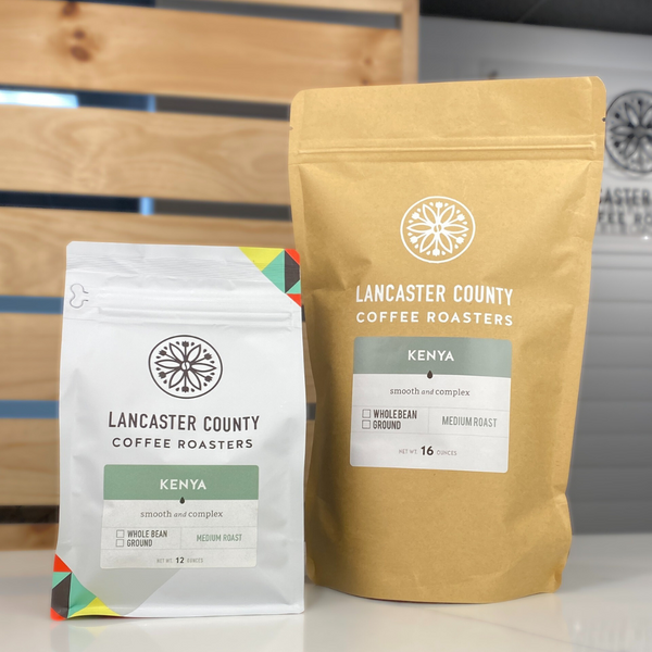 Kenya Kiamabara Amish Coffee Bags- Lancaster County Coffee - Smooth and Complex Flavors