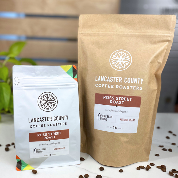 Ross Street Roast Amish Coffee Beans - Complex and Elegant - Lancaster county Coffee