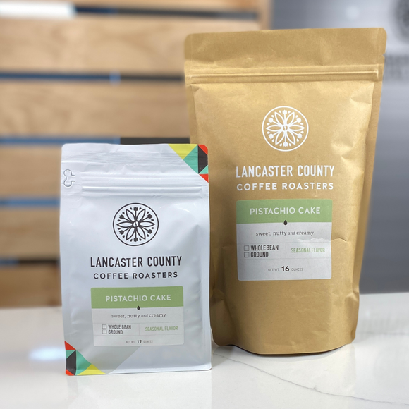 Pistachio Cake - Sweet, Nutty, and Creamy Coffee Bags- Lancaster County Coffee