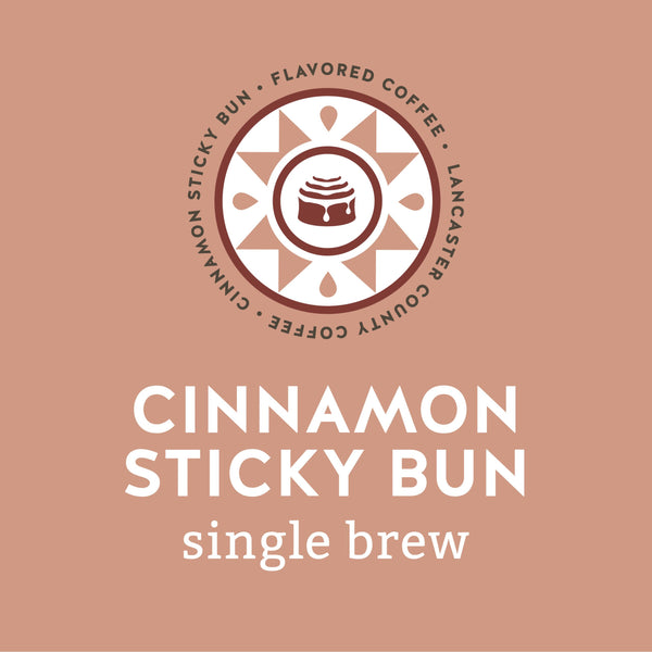 Cinnamon Sticky Bun Single Brew Flavored Coffee - Lancaster County Coffee